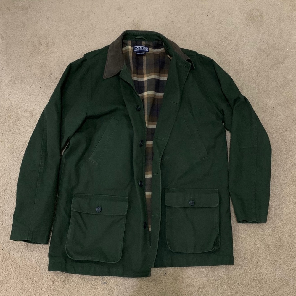 Lands End Corduroy Jacket Size: L